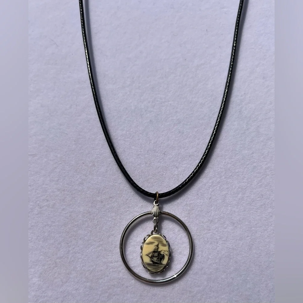Scrimshaw Necklace 5/$25